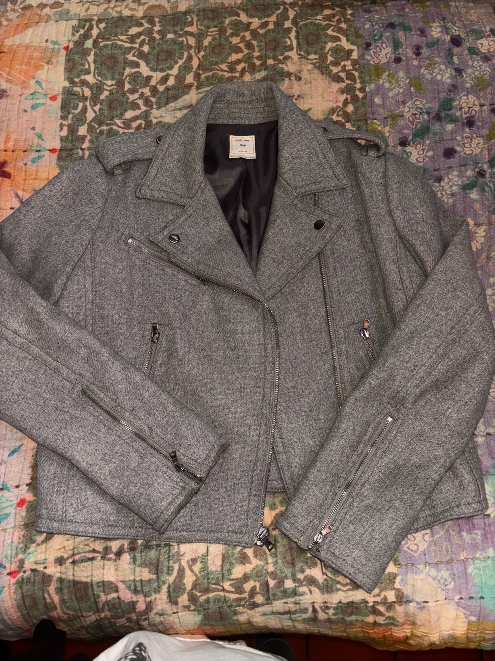 GAP Wool Blend Moto Jacket